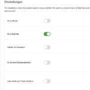 Option Einstellung VikBooking